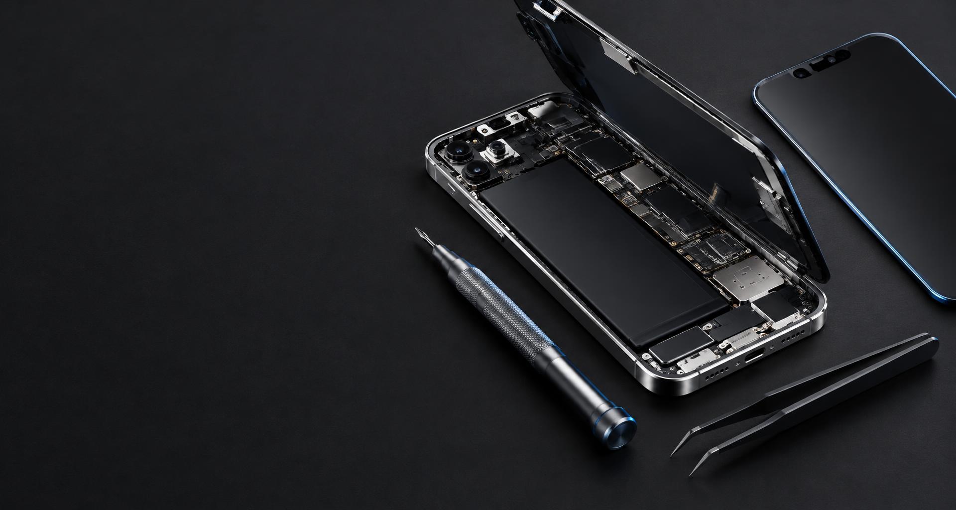 Precision repair of a modern smartphone